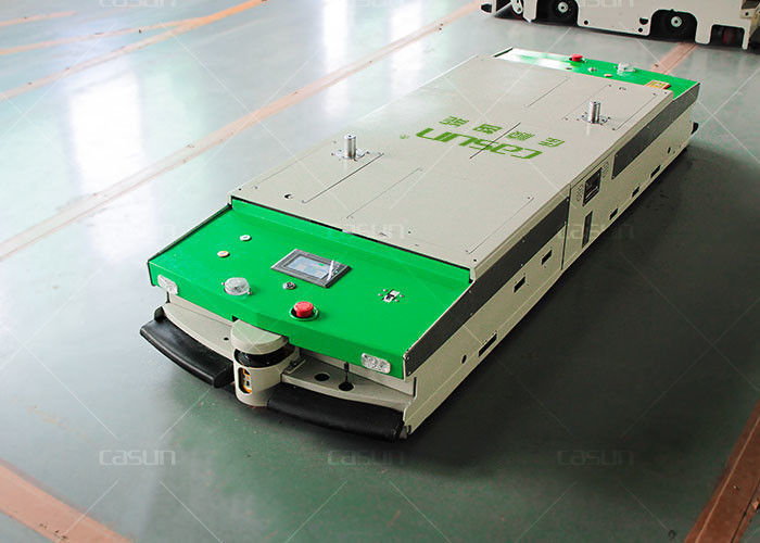 1000kg Loading Omni Directional Tunnel AGV Warehouse Automation With Steering Wheel